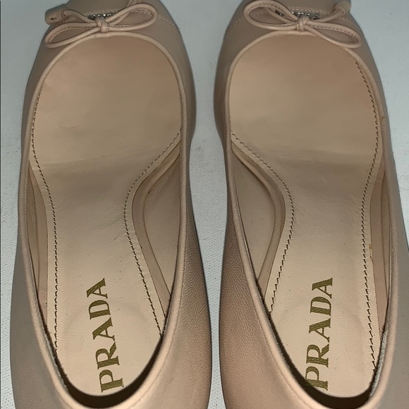 Prada | Bow Ballerina Chunk Heel Slip Ons - Picture 4 of 7